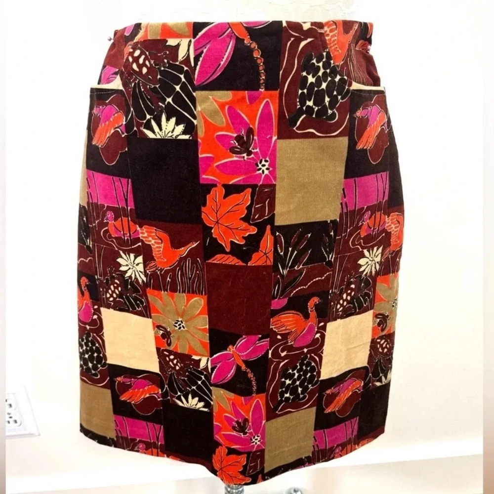 🍁 Vintage Lilly Pulitzer Saranac Patchwork Skirt 🍁